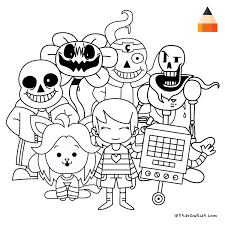 Abominable snowman coloring pages rudolph. How To Draw Undertale Characters Undertale Coloring Book