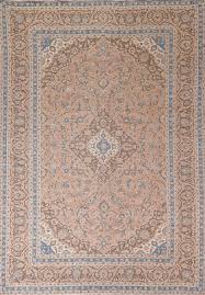 traditional kashan persian area rug 9x13