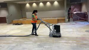 how to remove carpet glue on concrete