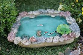 Fairy Garden Fish Pond Miniature Pond