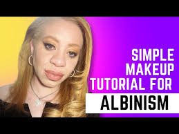 simple everyday makeup look for albino