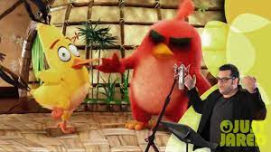 Josh Gad Talks Voicing Chuck - Angry Birds Movie - YouTube
