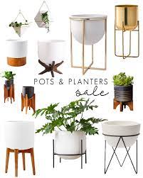 Let the whole thing dry overnight. Midcentury Modern Planters With Stands 10 Stylish Pots For Houseplants Gypsy Tan