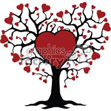 Royalty Free Cartoon Family Tree Of Love Svg Cut Files Vector