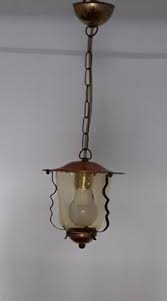 Vintage Lantern Shaped Copper Iron