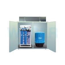 Máy lọc nước RO bán công nghiệp 8 cấp có tủ 50L/H - Có bình áp