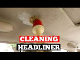 how to clean car headliner interior