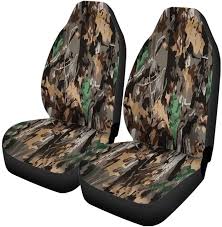 Fmshpon Set Of 2 Car Seat Covers Brown