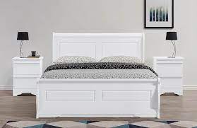 white wooden ottoman bed 5ft kingsize