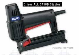 carpet staples and stapler by tra