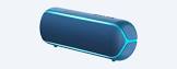 XB22 EXTRA BASS Waterproof Bluetooth Wireless Speaker - Blue SRSXB22/L Sony