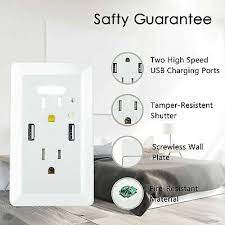 4 2a Usb Charger Wall Receptacle