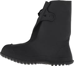 Tingley Rubber 35141 Work Brutes Pvc 10 Inch Overshoe With Button Small Black
