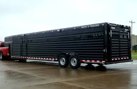gooseneck show cattle aluminum trailer