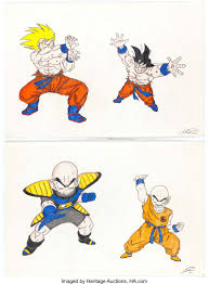Krillin gets smacked in the face by raditz. Dragon Ball Z Goku And Krillin Illustration Original Art Group Of Lot 13034 Heritage Auctions