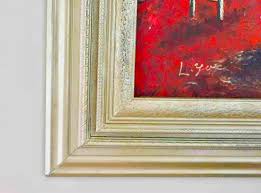 diy picture frame with wood molding