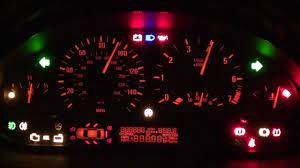 bmw e46 dash light up trick shows all