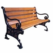 Four Legs Outdoor Garden Iron Bench For