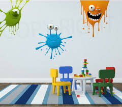 paint splatter kids fun wall art