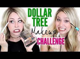 full face using dollar tree makeup