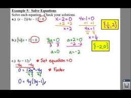 Lesson 8 5 Example 5 Solve Equations