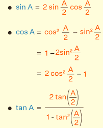 Half Angle Formulas Sin Cos And Tan