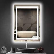 anti fog wall bathroom vanity mirror