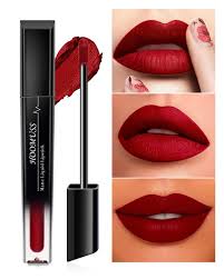blood red liquid lipstick matte
