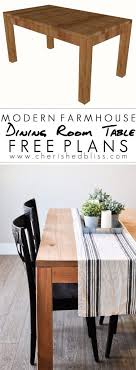 Modern Farmhouse Dining Room Table