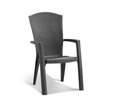 Great savings & free delivery / collection on many items. Allibert Minnesota Stacking Chair Graphite Allibert