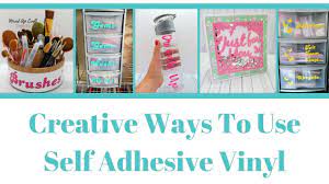 creative ways to use self adhesive