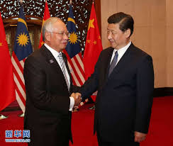 Malaysian prime minister najib razak looks on as air. Xi Jinping Meets With Prime Minister Najib Razak Of Malaysia