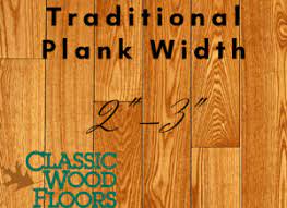 hardwood flooring plank width