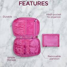 cosmetic organizer makeup pouch
