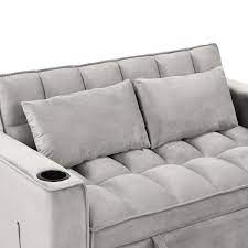 Reversible Sectional 2 Seat Sofa Bed