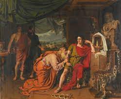 Priam prosi Achillesa o zwrot ciała Hektora - Wikiwand