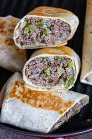 philly cheese steak wrap momsdish