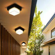 Outdoor Waterproof Ceiling Light Modern