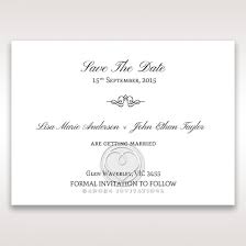 Traditional Announcements Save The Date Cards