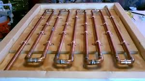 homemade copper pipe solar water heater
