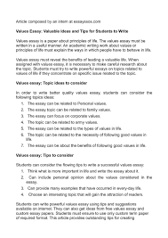essay about values essay on moral values essay bears