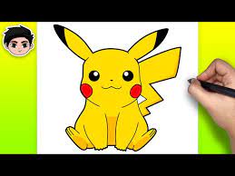 how to draw pikachu pokemon easy