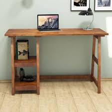 Size small desks & computer tables : Rosalind Wheeler Rudra Desk Small Wood Desk Diy Wood Desk Wood Computer Desk