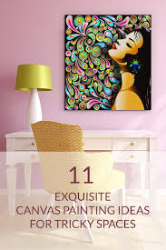 canvas painting ideas for tricky spaces