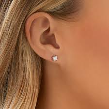 stud earrings with 0 70 carat tw of
