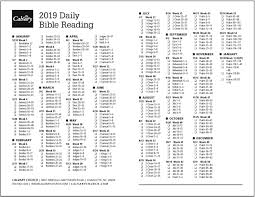 Competent Bible Reading Chart 2019 Daily Bible Reading