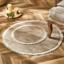 round woven rugs handmade jute rattan