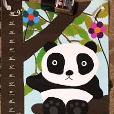 Children S Growth Panda Monkey Height Growth Chart