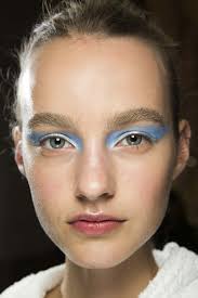 runway beauty icy blue eyes and