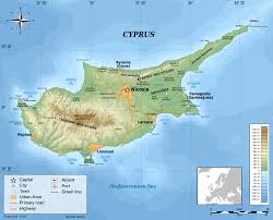 Harta cipru, harti, steaguri si statistici tari cu toate detaliile, gratuit, harti digitale rare, la util21.ro. Cipru Fizice HartÄƒ Harta Cipru Fizice Europa De Sud Europa